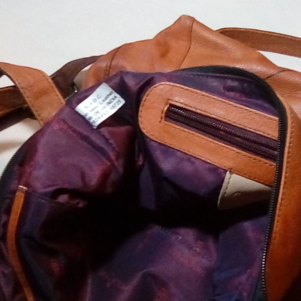 Anuschka  leather hand painted purse - Picture 8 of 9